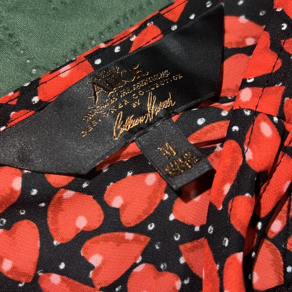 Disney Alice Through The Looking Glass Cold Shoulder Heart Dress size Medium - Picture 3 of 3